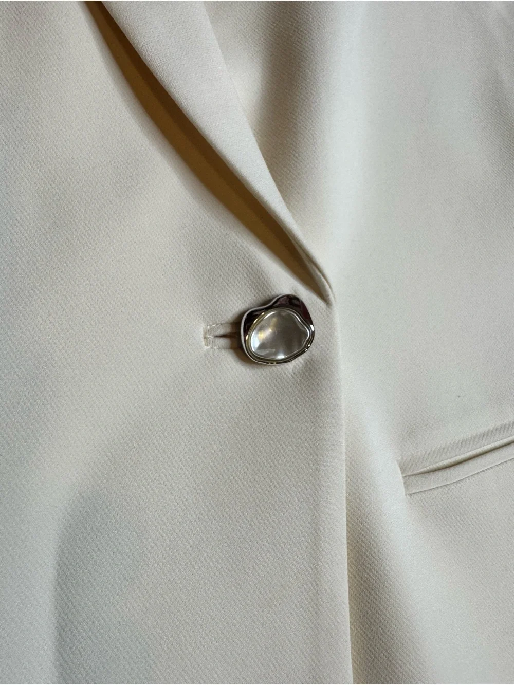 Antonio Melani X Elizabeth Damrich Cocktail Crepe Long Sleeve Full-Length Coat.
